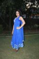Beautiful Komal Sharma Stills in Sleeveless Blue Churidar Dress