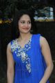 Beautiful Komal Sharma Stills in Sleeveless Blue Salwar Kameez