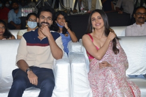 Panja Vaisshnav Tej, Rakul Preet Singh @ Konda Polam Pre Release Event Stills