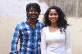 Sathish, Krisha Kurup @ Koottali Movie Pooja Stills