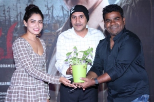 Indu Kusuma, Samanya Reddy, Venu Tillu @ Korameenu Pre Release Event Stills