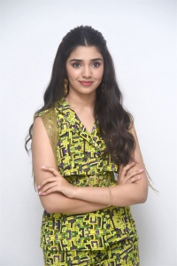 Macherla Niyojakavargam Krithi Shetty Press Meet Photos