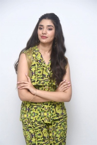 Macherla Niyojakavargam Krithi Shetty Press Meet Photos