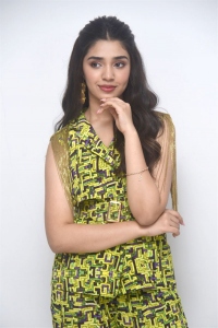 Macherla Niyojakavargam Krithi Shetty Interviw Photos