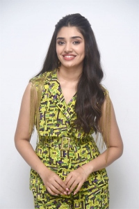 Macherla Niyojakavargam Krithi Shetty Interviw Photos