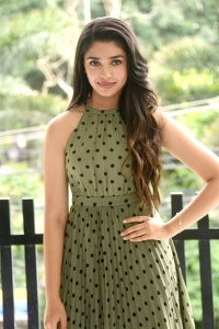 Actress Krithi Shetty Latest Pictures @ The Warrior Interview