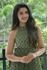 Actress Krithi Shetty Latest Pictures @ The Warrior Interview