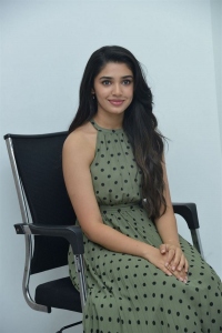 Actress Krithi Shetty Latest Pictures @ The Warrior Interview