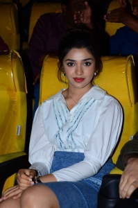 Actress Krithi Shetty New Pics @ Warriorr Whistle Song Launch