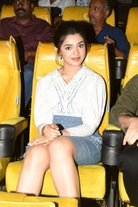 Actress Krithi Shetty Pics @ Warriorr Movie Whistle Song Launch