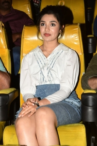 Actress Krithi Shetty Pics @ Warriorr Movie Whistle Song Launch