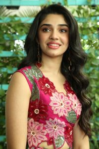 Actress Krithi Shetty Images @ Manamey Movie Interview