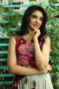 Actress Krithi Shetty Images @ Manamey Movie Interview