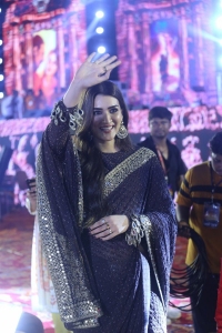 Adipurush Movie Actress Kriti Sanon Black Saree Photos