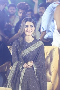 Adipurush Movie Actress Kriti Sanon Black Saree Photos