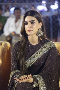 Adipurush Movie Heroine Kriti Sanon Black Saree Photos