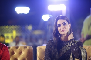 Adipurush Movie Heroine Kriti Sanon Black Saree Photos