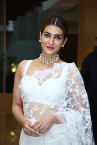 Thodelu Movie Heroine Kriti Sanon White Saree Stills