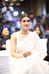 Thodelu Movie Actress Kriti Sanon White Saree Stills