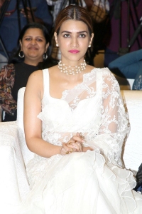 Thodelu Movie Heroine Kriti Sanon White Saree Stills