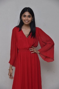 Actress Kritika Shetty Stills in Red Dress