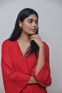 Actress Kritika Shetty Stills in Red Dress