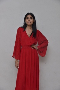 Actress Kritika Shetty in Red Dress Stills