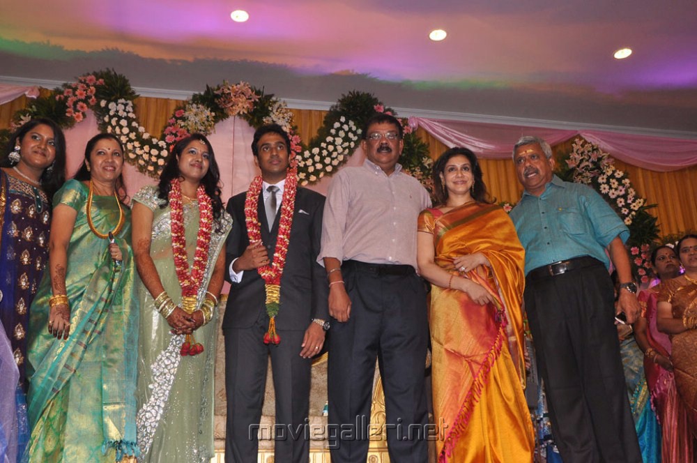 KS Ravikumar Daughter Wedding Reception Stills | Moviegalleri.net