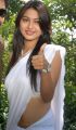 Beautiful Heroine Kumkum in White Saree Hot Stills