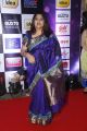 Actress Kushboo Sundar in Dark Blue Silk Saree Photos