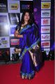 Actress Kushboo Sundar in Dark Blue Silk Saree Photos