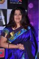 Actress Kushboo Blue Silk Saree Photos