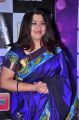 Tamil Actress Kushboo in Dark Blue Silk Saree Photos