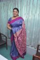 Actress Kushboo in Silk Saree Photos