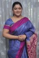 Actress Kushboo in Silk Saree Photos