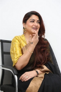 Actress Kushboo Sundar Silk Saree New Images