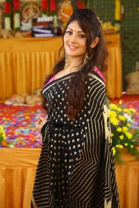 Ajagartha Movie Actress Kutty Radhika Saree Photos