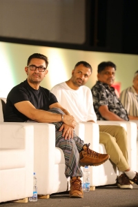 Aamir Khan, Advait Chandan @ Laal Singh Chaddha Press Meet Stills