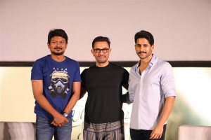 Udhayanidhi Stalin, Aamir Khan, Naga Chaitanya @ Laal Singh Chaddha Press Meet Stills