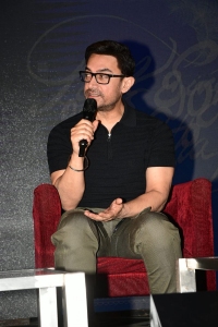 Aamir Khan @ Laal Singh Chaddha Telugu Trailer Launch Stills