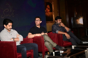Naga Chaitanya, Aamir Khan, Chiranjeevi @ Laal Singh Chaddha Telugu Trailer Launch Stills