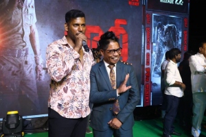 Vishal, Peter Hein @ Laatti Pre Release Event Tirupati Stills