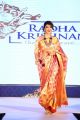 Actress Lakshmi Manchu in Silk Saree Ramp Walk Photos
