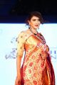 Telugu Actress Lakshmi Manchu Ramp Walk Photos in Silk Saree