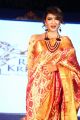 Actress Lakshmi Manchu in Silk Saree Ramp Walk Photos