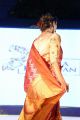 Actress Lakshmi Manchu in Silk Saree Ramp Walk Photos