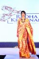 Actress Lakshmi Manchu in Silk Saree Ramp Walk Photos