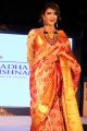 Telugu Actress Lakshmi Manchu Ramp Walk Photos in Silk Saree