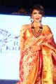 Actress Lakshmi Manchu in Silk Saree Ramp Walk Photos