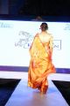 Actress Lakshmi Manchu in Silk Saree Ramp Walk Photos